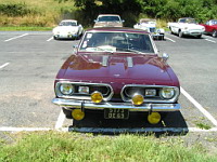 Plymouth Barracuda coupe (de 1967-69) (prise dans Rhone, France, 2014) (6)